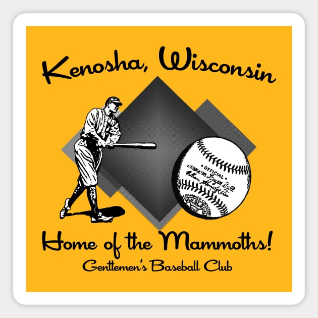 Kenosha Mammoths GBC Magnet by Vandalay Industries